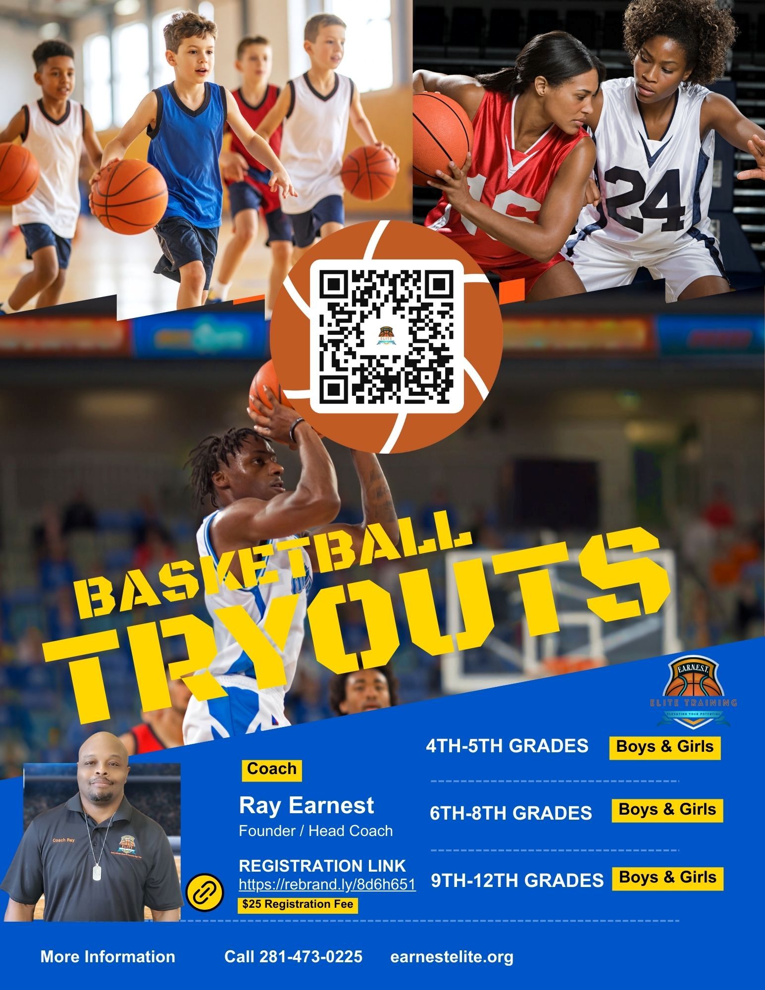 Earnest Elite Tryout Fee